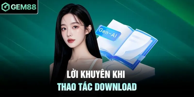 Lời khuyên khi thao tác download